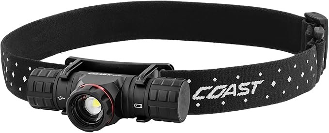 Coast XPH30R 1200 Lumen USB-C Rechargeable Dual Power Headlamp
